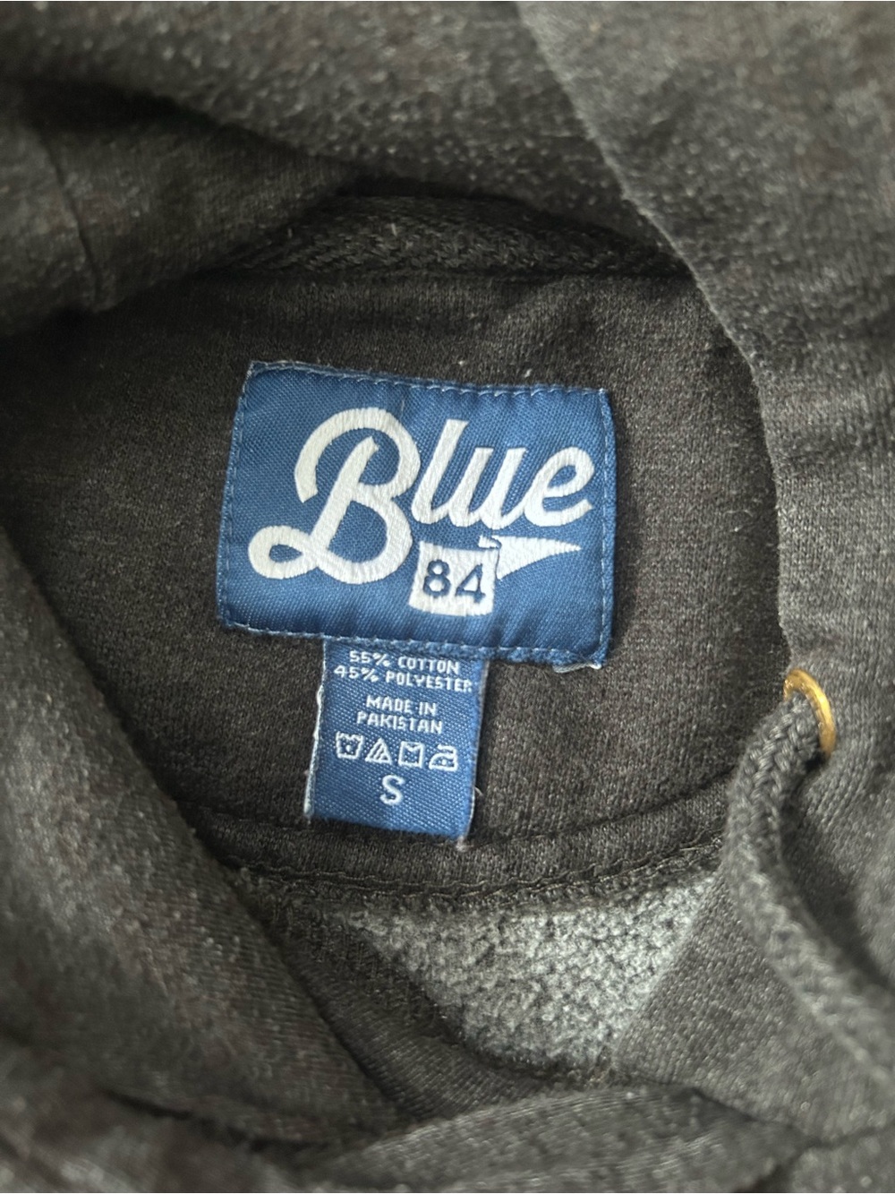 Blue 84 Dark Gray Hoodie- Yellowstone National Park- moose - Picture 3 of 8